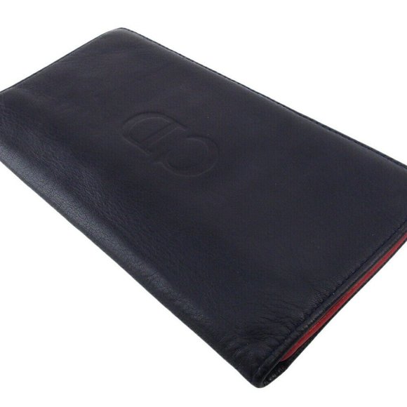 DIOR Long Wallet CD Mark Leather Authentic - Picture 11 of 11